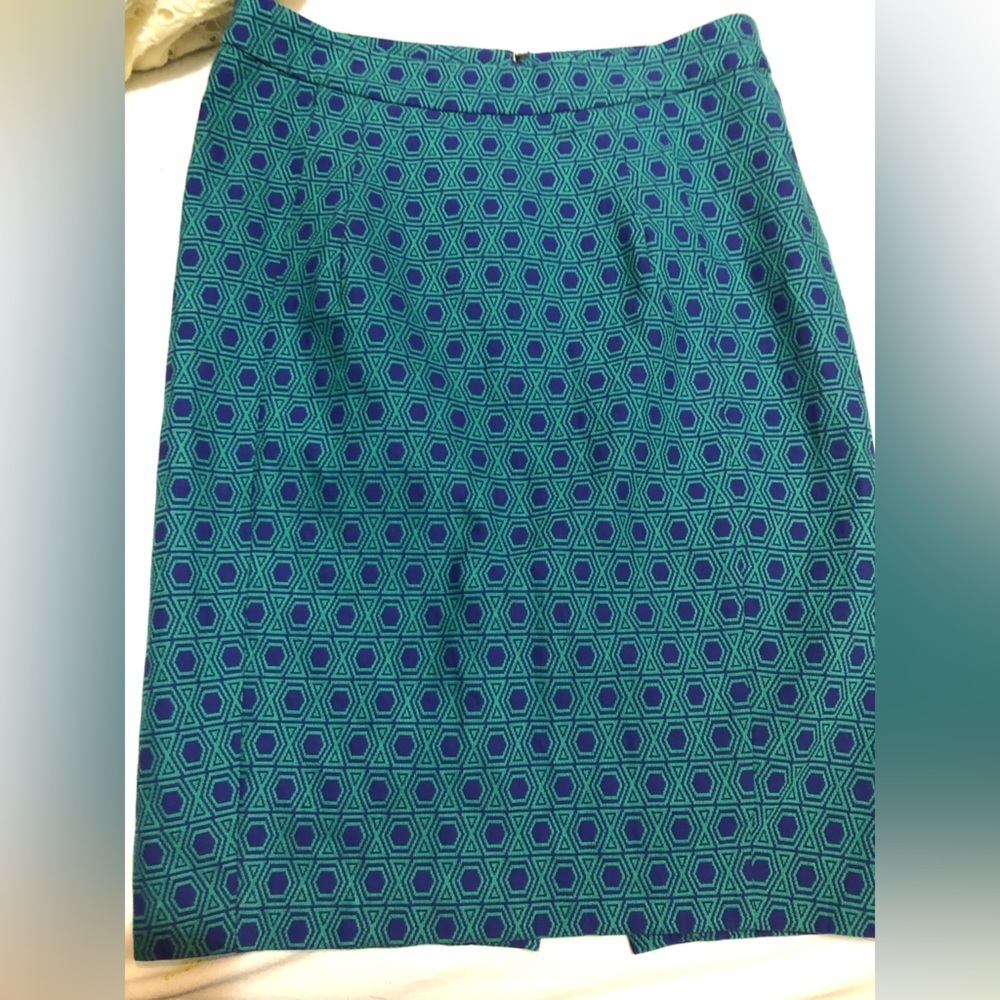 Fossil brand geometric pencil skirt